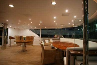 Parsifal III - Covered Aft Deck
